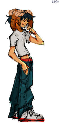 Drawing of (one) of my persona's!