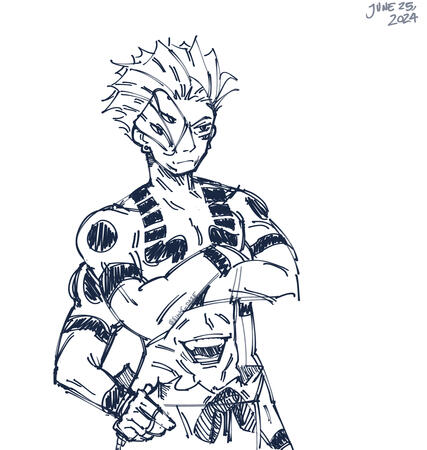 Sukuna from JJK, in my style.